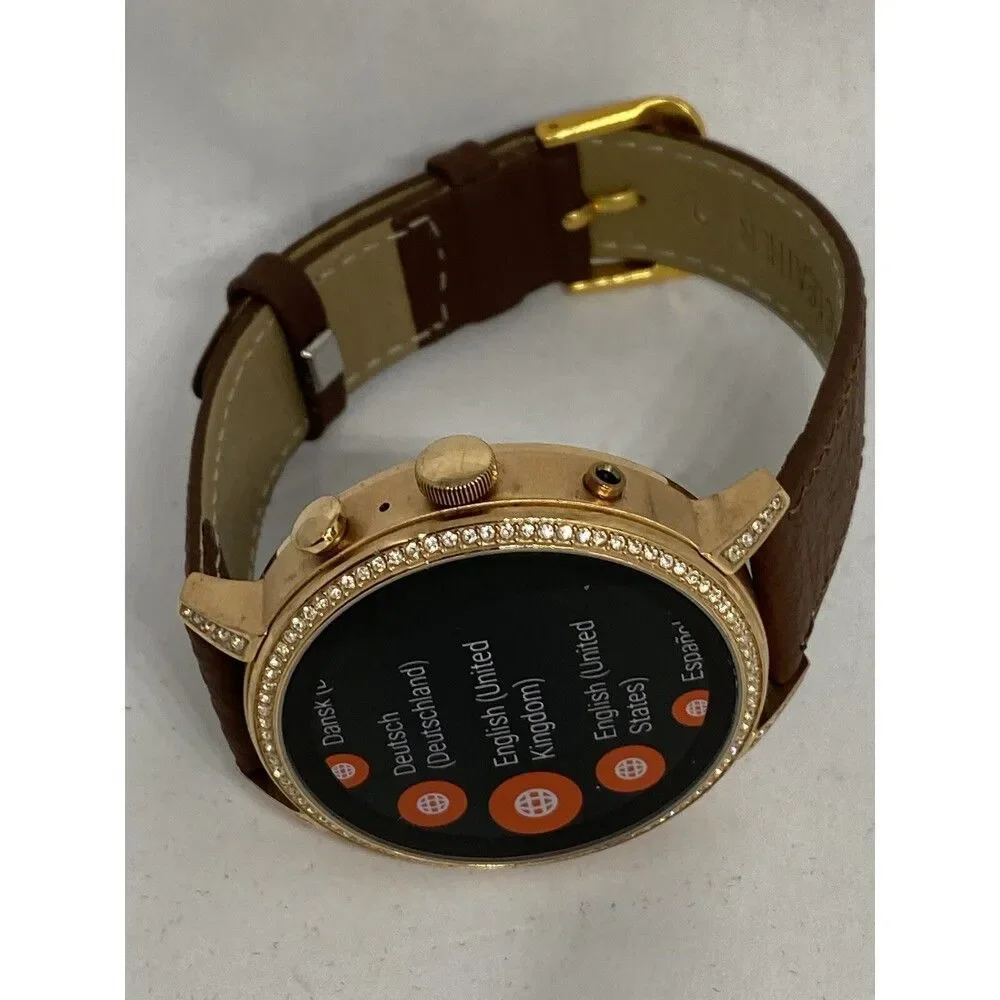 Fossil Gen 4 Authentic Digital Dial Smart Watch Custom Band FTW6015 LT302